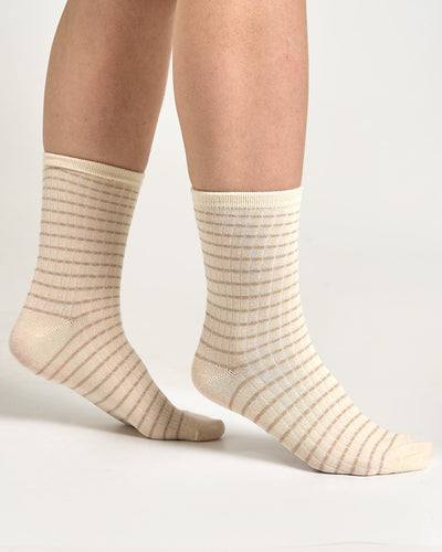 Purstripe glitter sockThumbnail