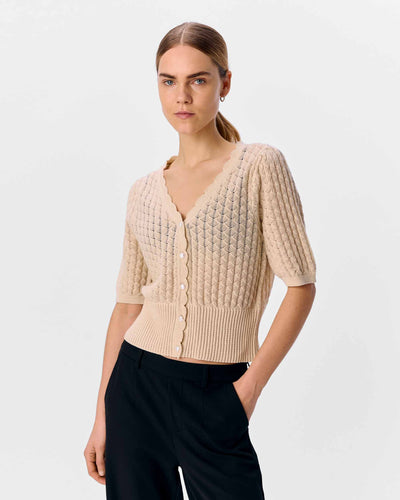 OBJNOEMI KNIT 2/4 CARDIGANThumbnail