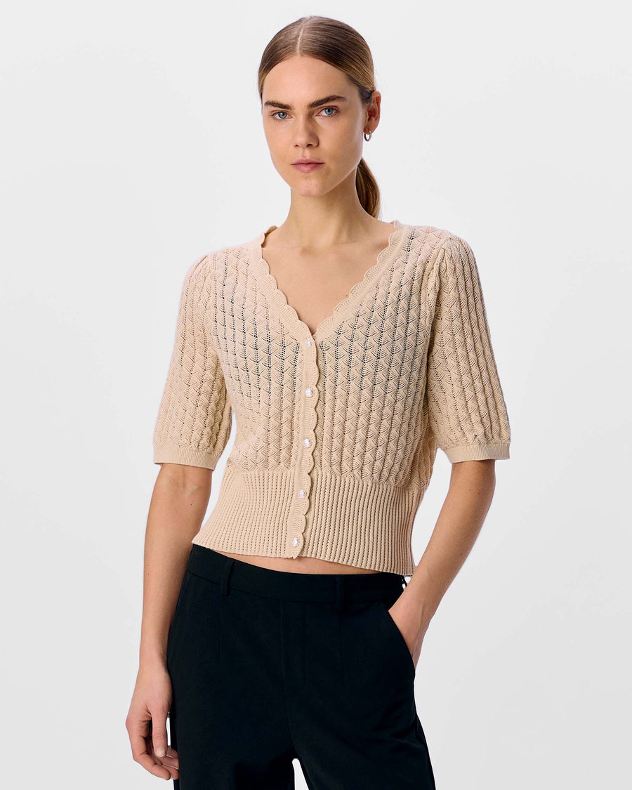 OBJNOEMI KNIT 2/4 CARDIGAN