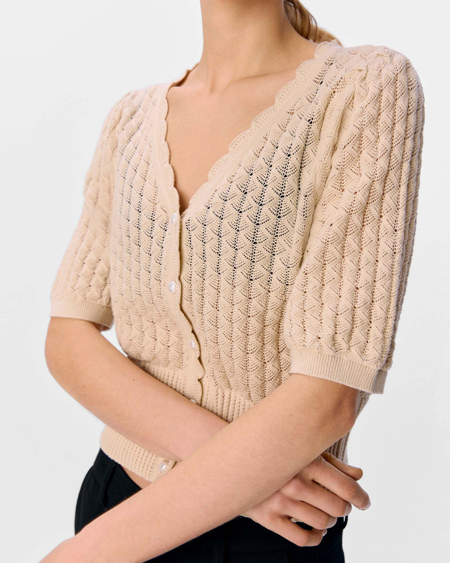 OBJNOEMI KNIT 2/4 CARDIGAN