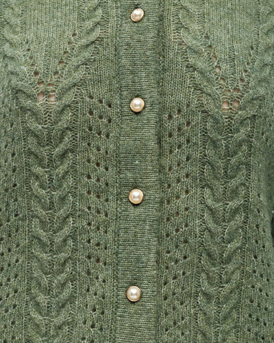 OBJFLORA LS KNIT CARDIGANThumbnail