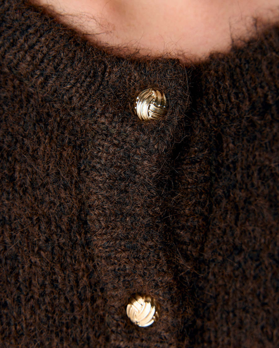 OBJSAGGIA RE L/S KNIT CARDIGAN