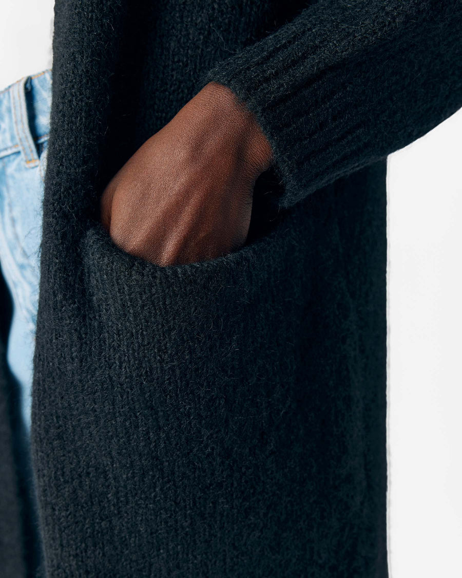 OBJMILU LONG KNIT CARDIGAN