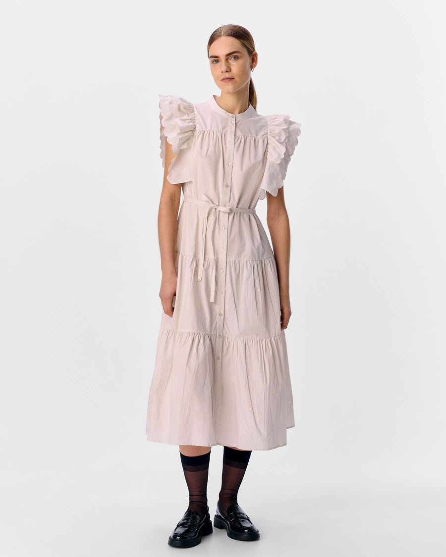 OBJHOPE S/S LONG DRESS