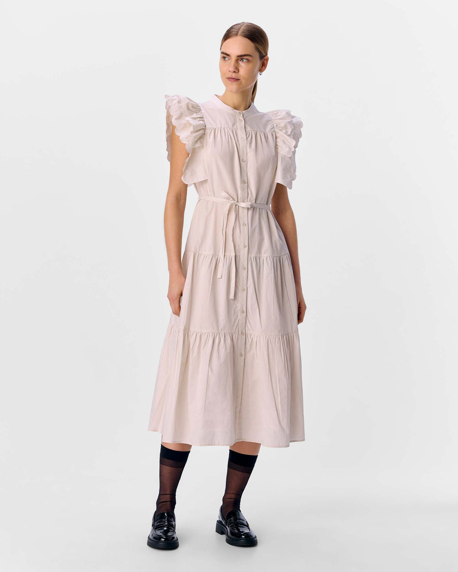 OBJHOPE S/S LONG DRESS