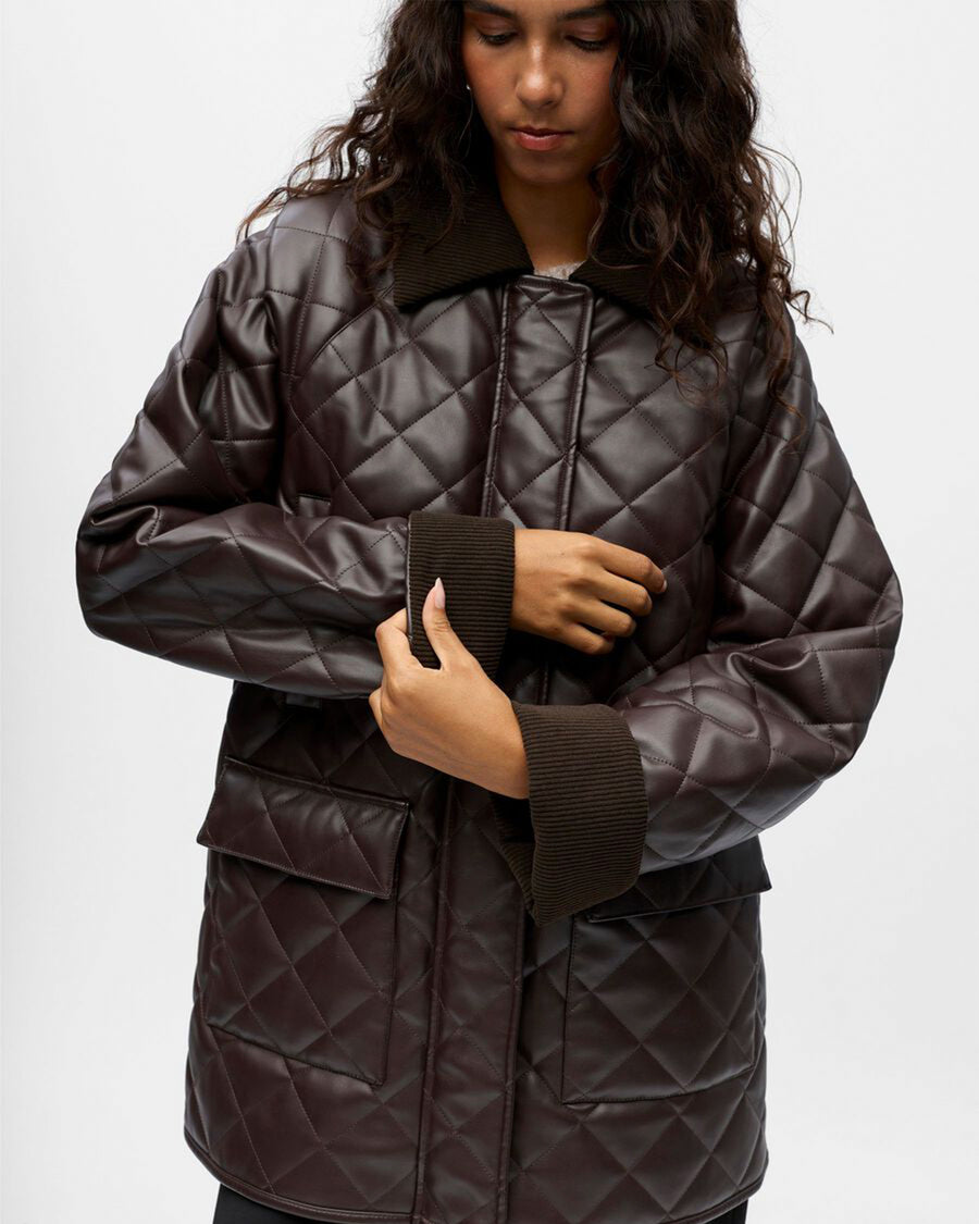OBJJUNA L/S RE QUILTED JACKET