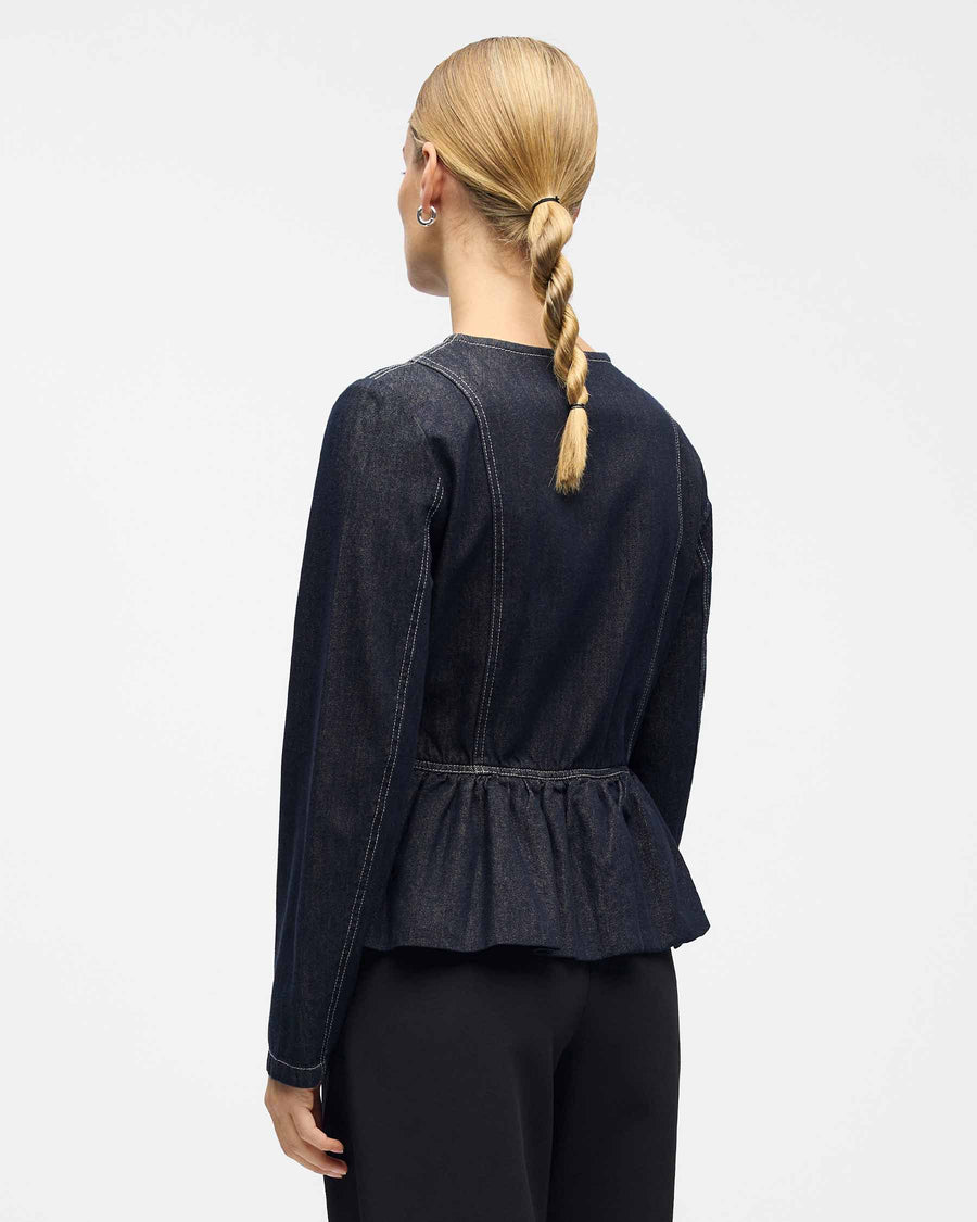 Objanita ls denim blazer