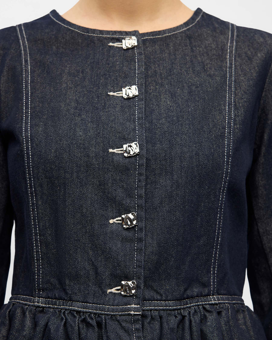 Objanita ls denim blazer