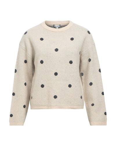 OBJDOTSY L/S LO KNIT PULLOVERThumbnail