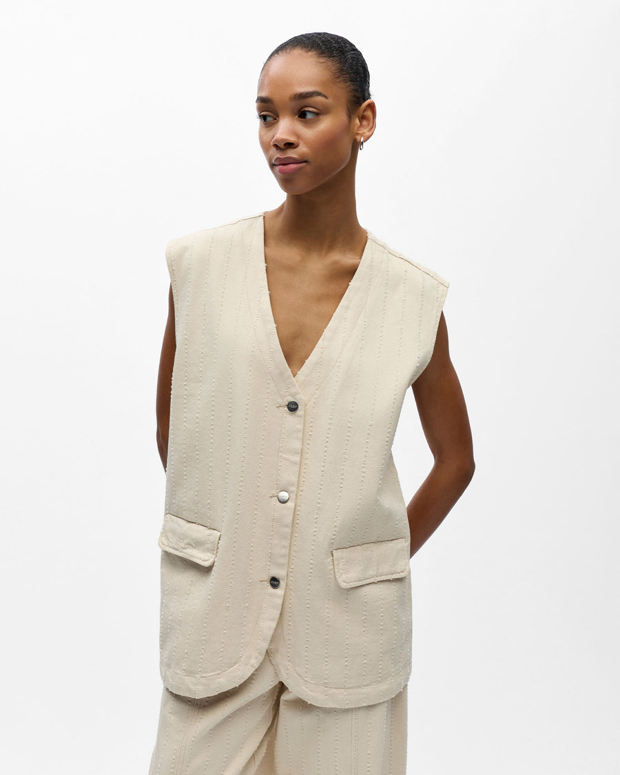 OBJBELLA BOXY S/L WAISTCOAT