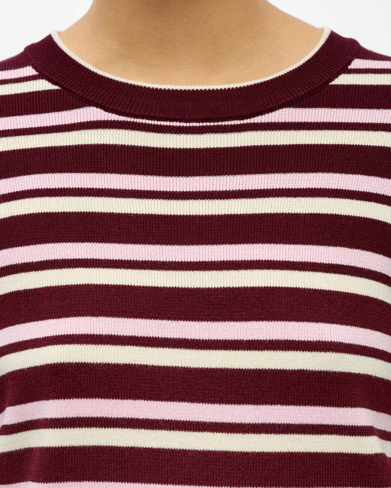 OBJESTER L/S RE KNIT PULLOVER