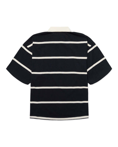 WBHiro S/S Stripe Zip PoloThumbnail