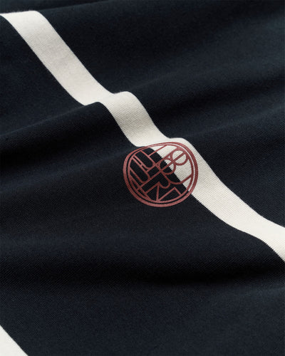 WBHiro S/S Stripe Zip PoloThumbnail
