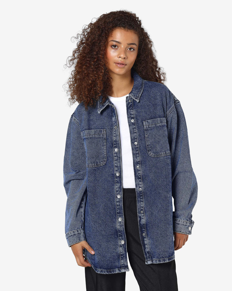 NMALVA DENIM SHACKET