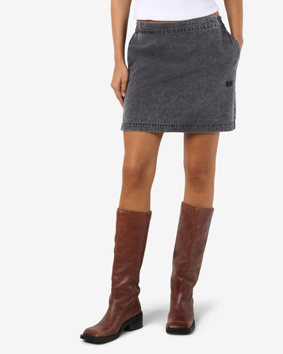 NMOREGON MID RISE DENIM SKIRTThumbnail