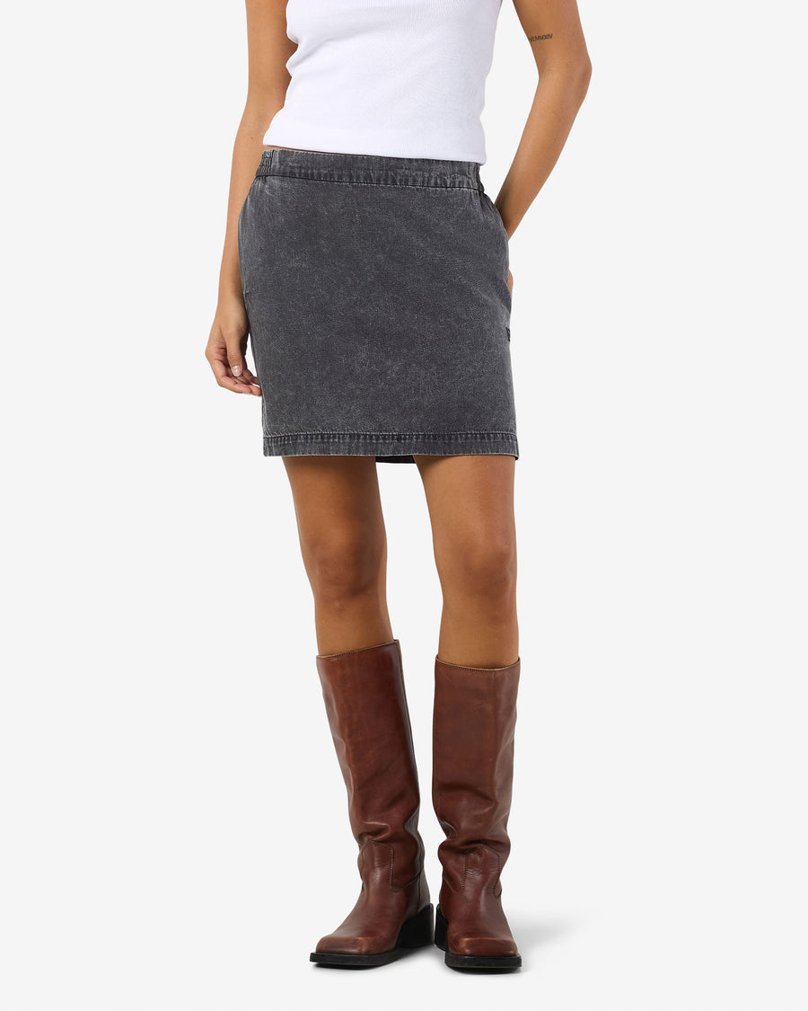 NMOREGON MID RISE DENIM SKIRT