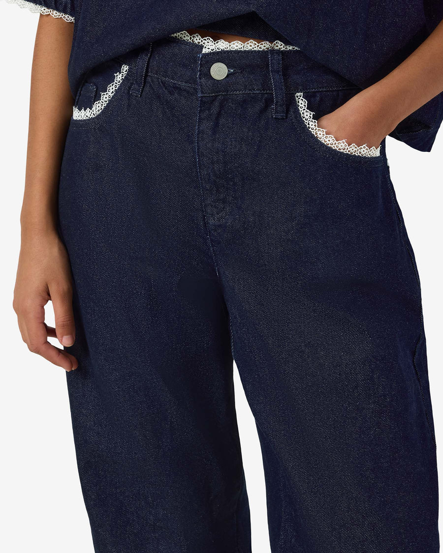 NMADRIANA LOOSE LACE JEANS