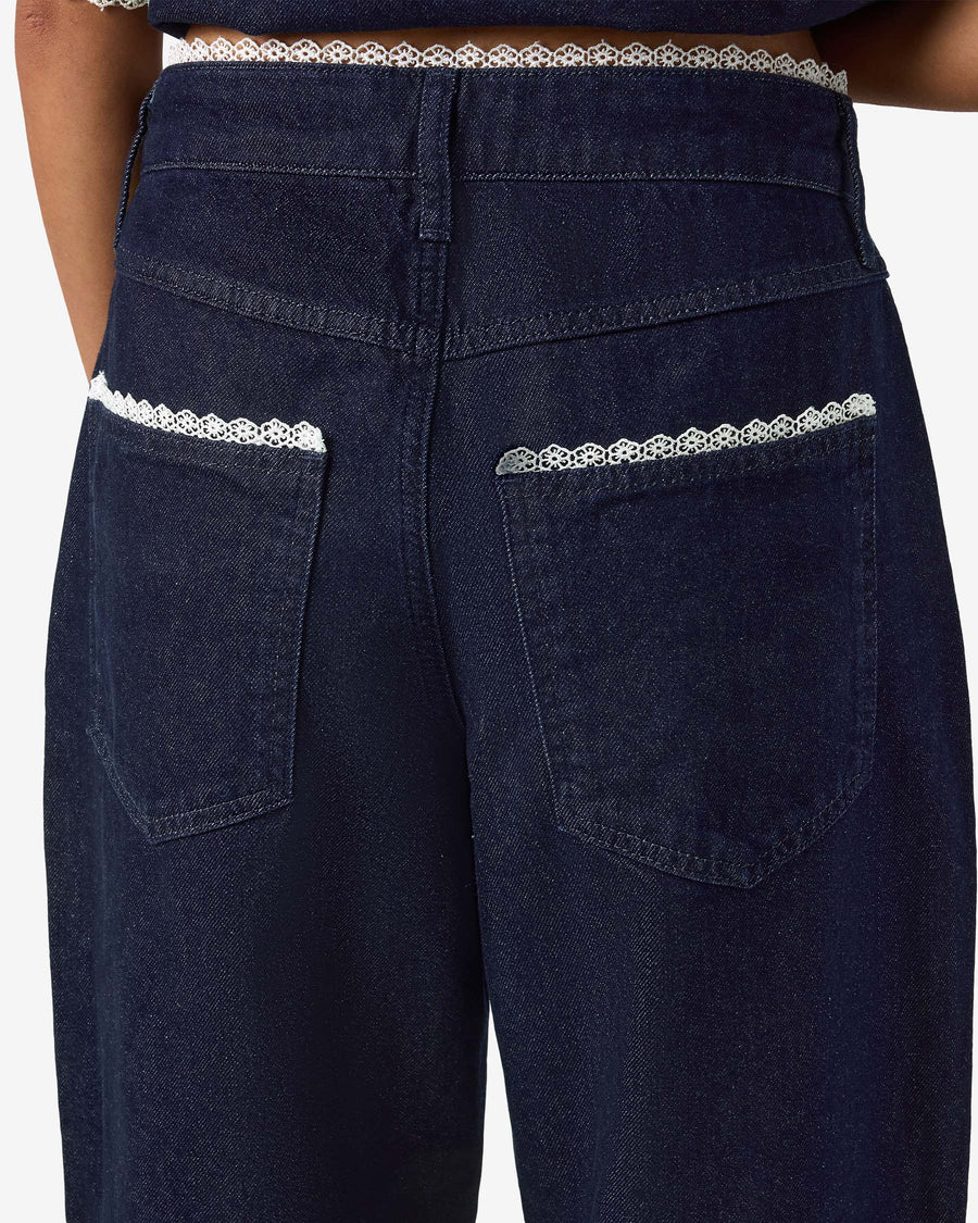 NMADRIANA LOOSE LACE JEANS