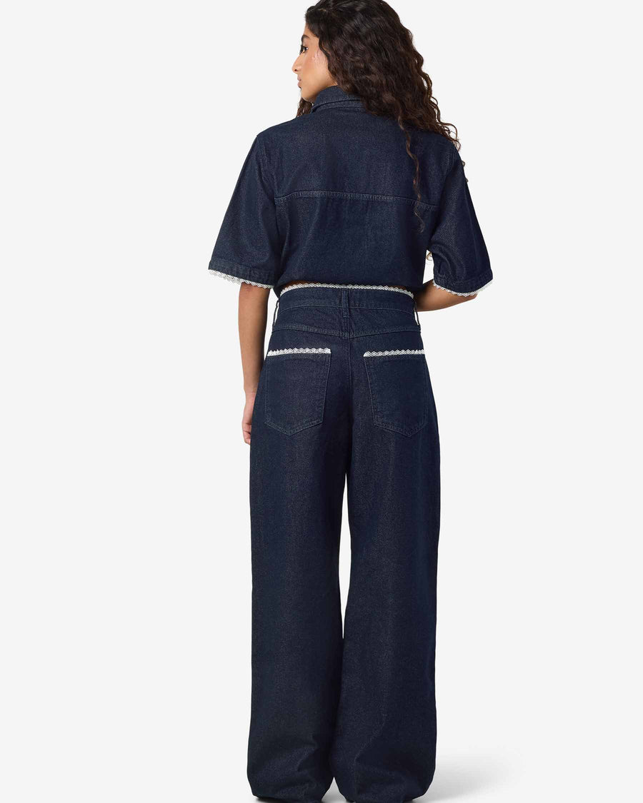 NMADRIANA LOOSE LACE JEANS