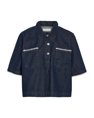 NMINDIE DENIM LACE SHIRTThumbnail