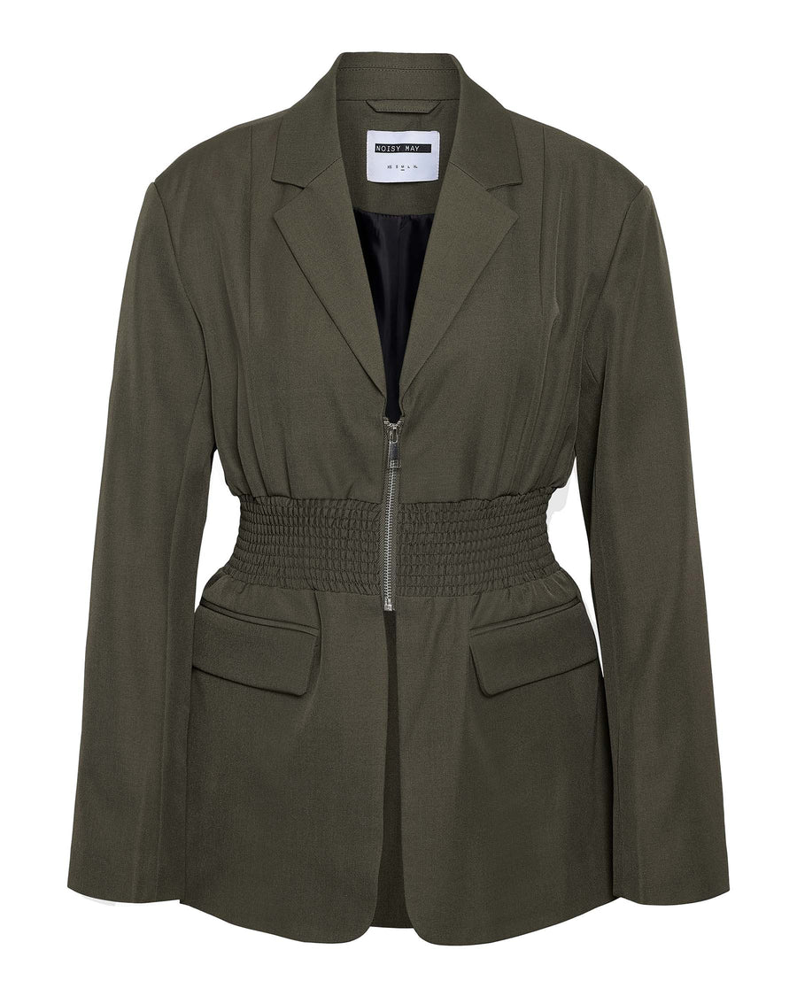 NMIRIS L/S SMOCK FITTED BLAZER