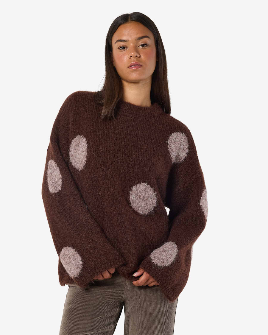 NMSUTTON POLKA OVERSIZE KNIT