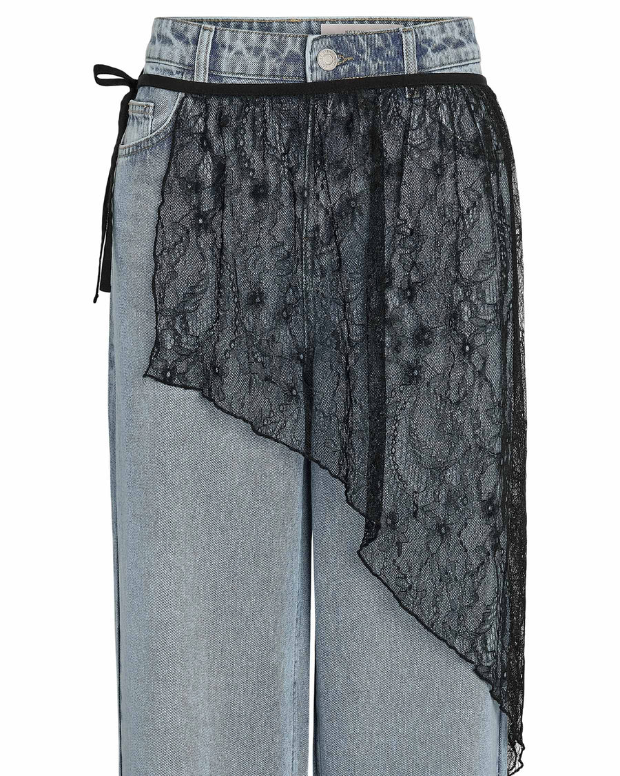 NMIDA LACE WRAP SKIRT