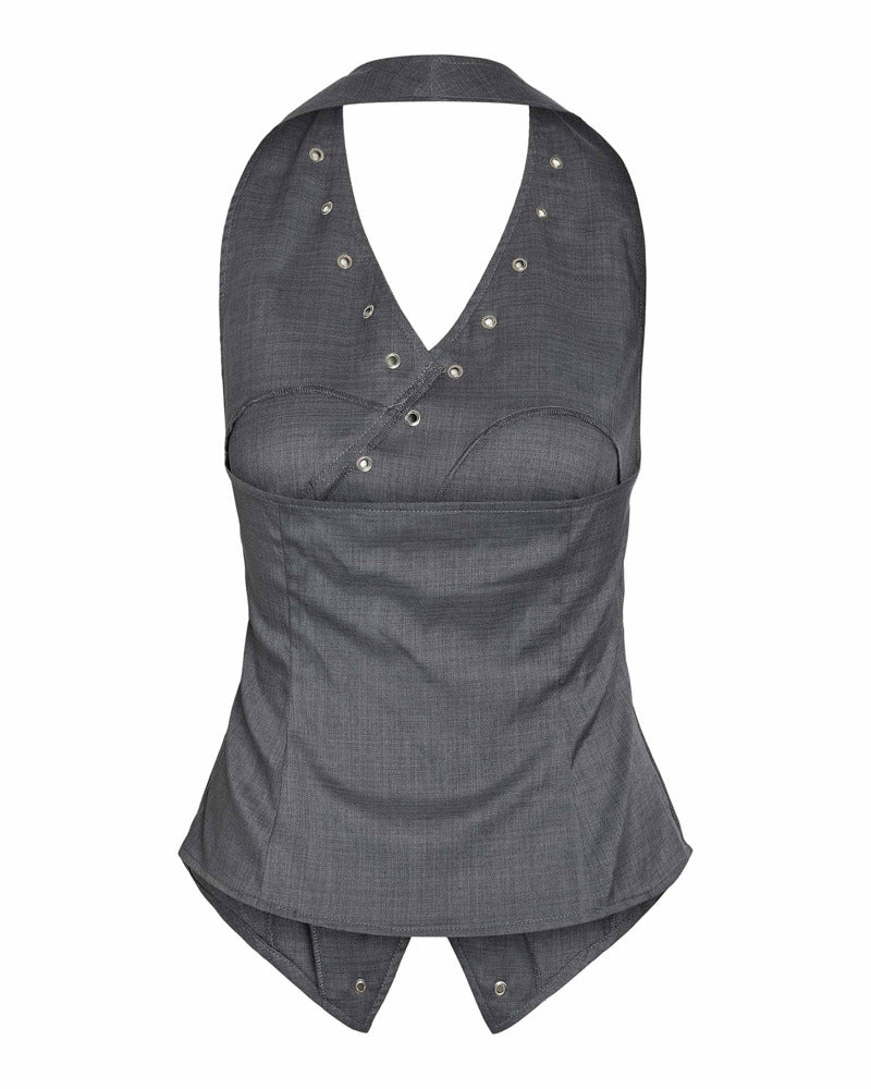 NMRUBY EYELET VEST