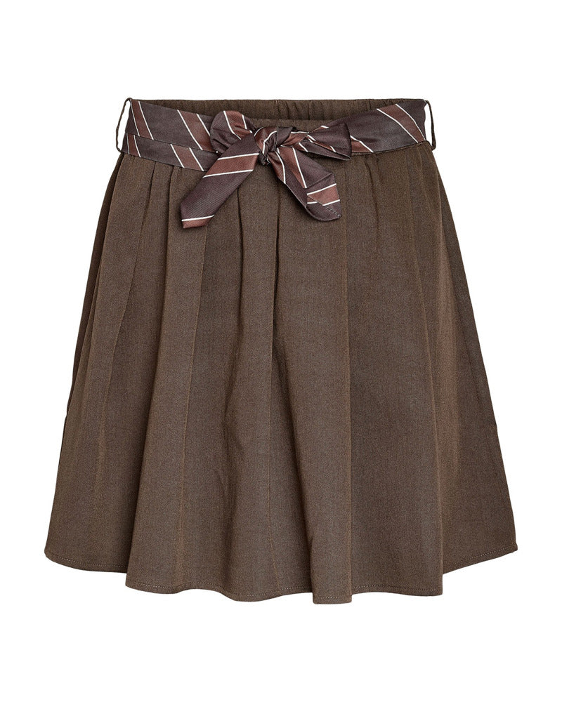 NMJEANINE TIE DETAIL SKIRT