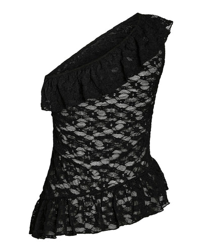 NMDEMI S/L LACE FRILL TOPThumbnail