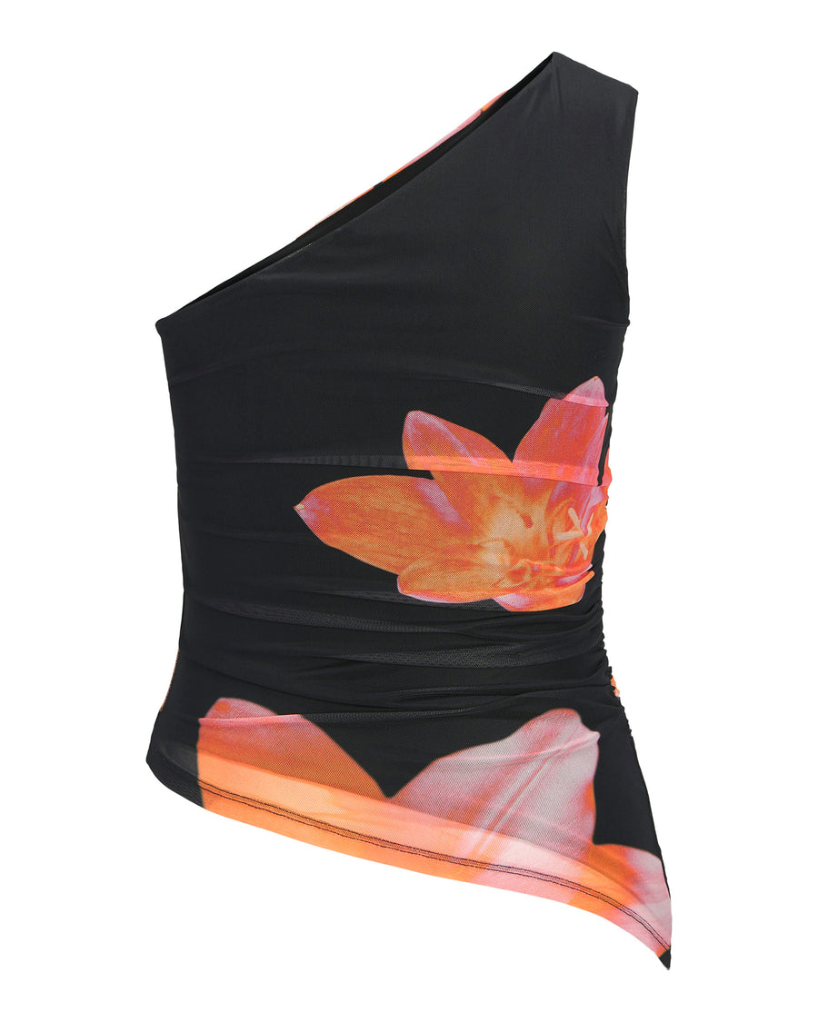 JXMINNA MESH ASSYMETRIC TOP