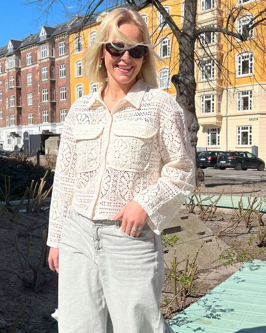 VIMERINDA CROCHET L/S CARDIGAN