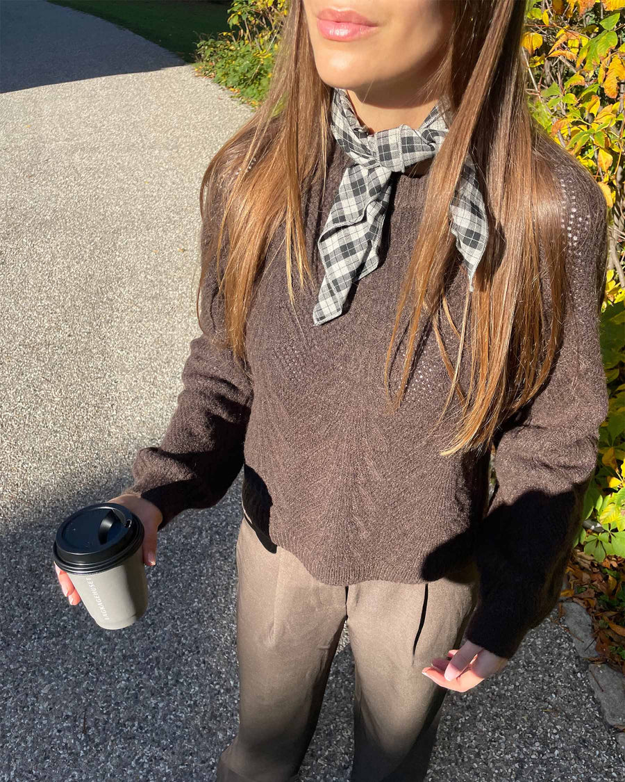 Objflora knit pullover