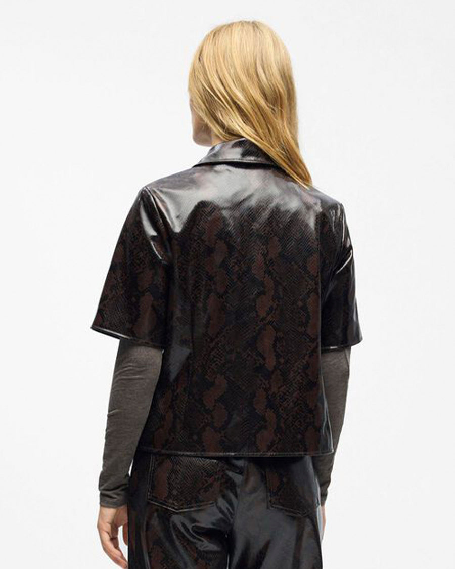 OBJEBBA S/S LO SNAKE TOP