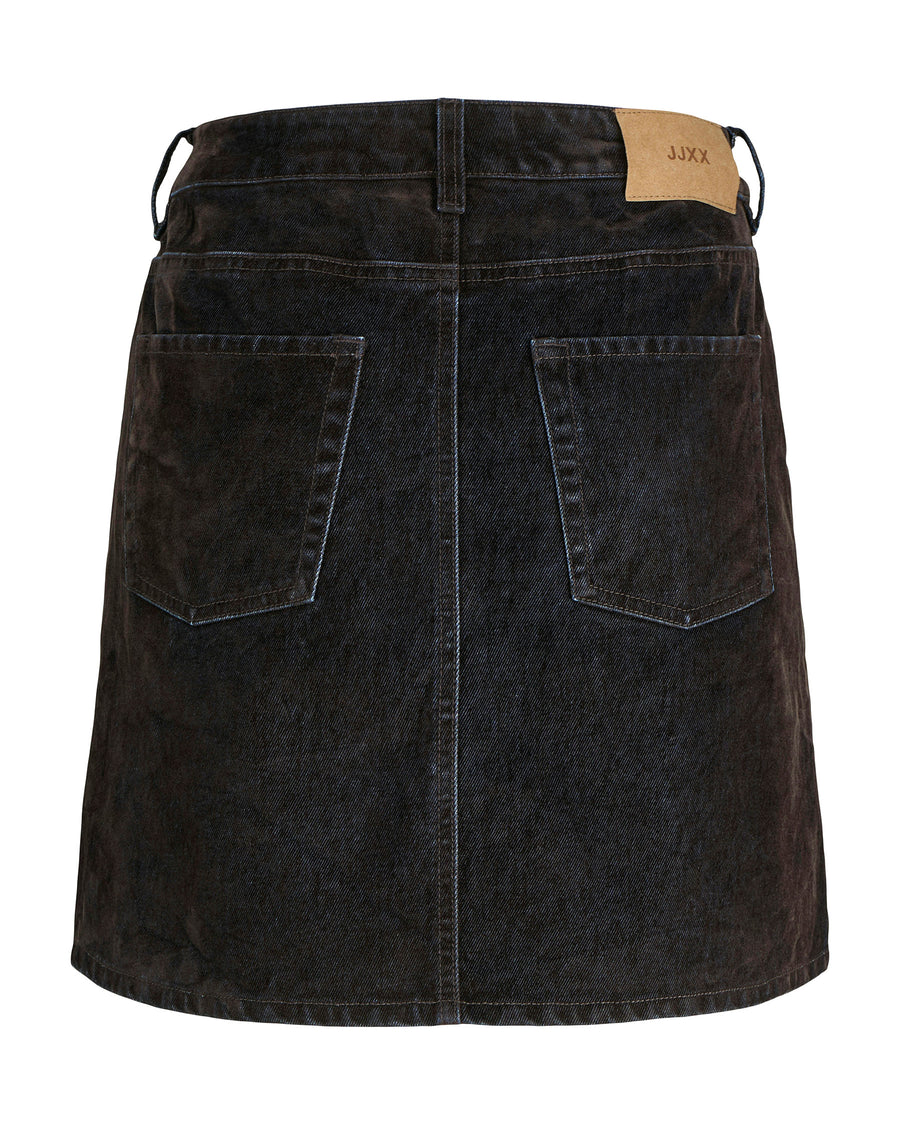 JXMIA FLOCK SHORT DENIM SKIRT
