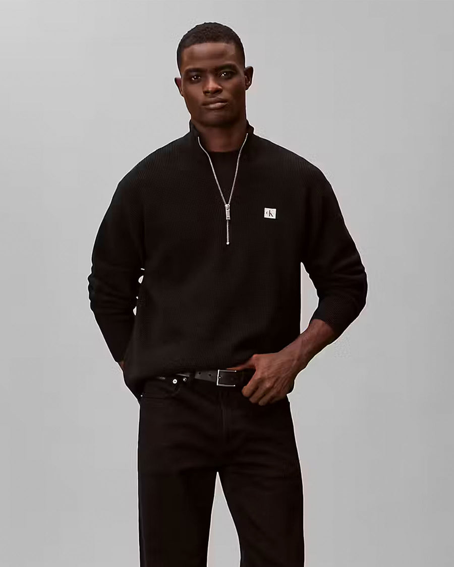 LS EZ COTTON WAFFLE QUARTER ZI