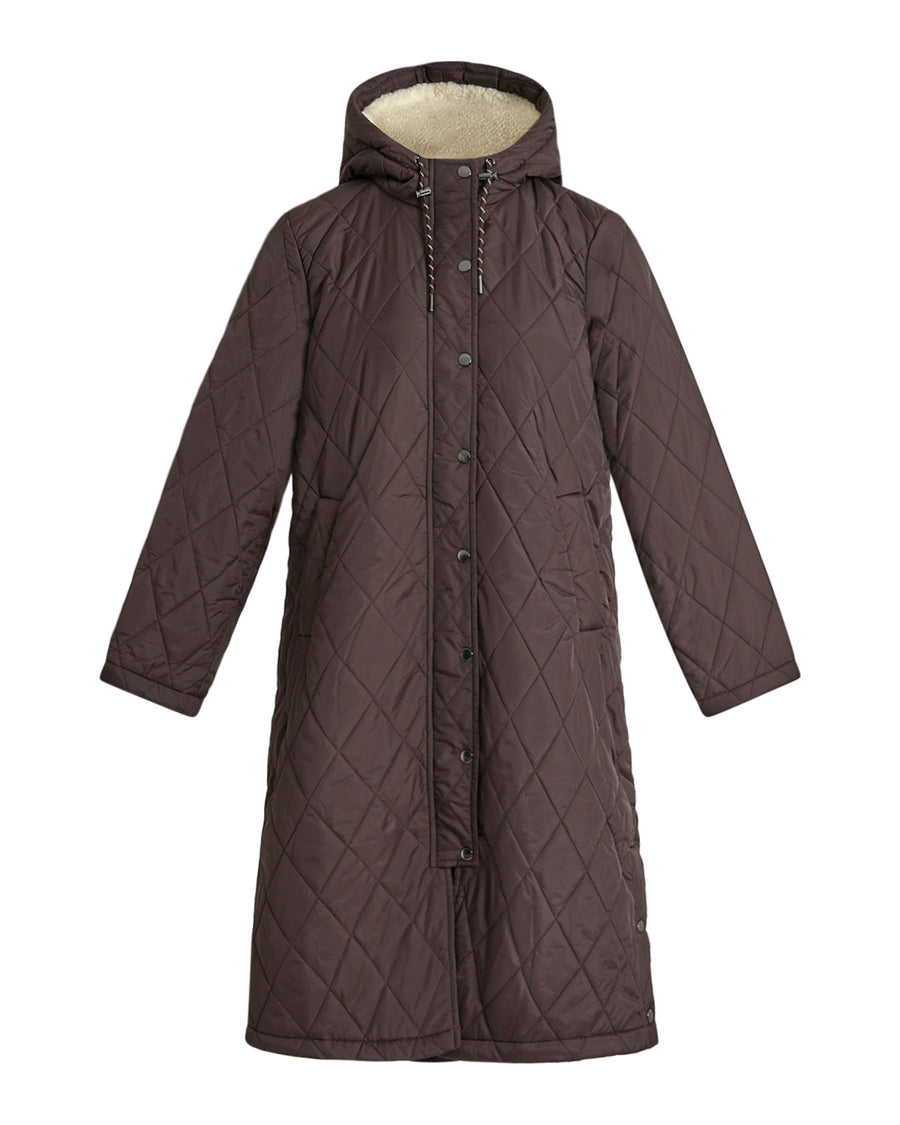 OBJAMANDA LONG QUILT COAT