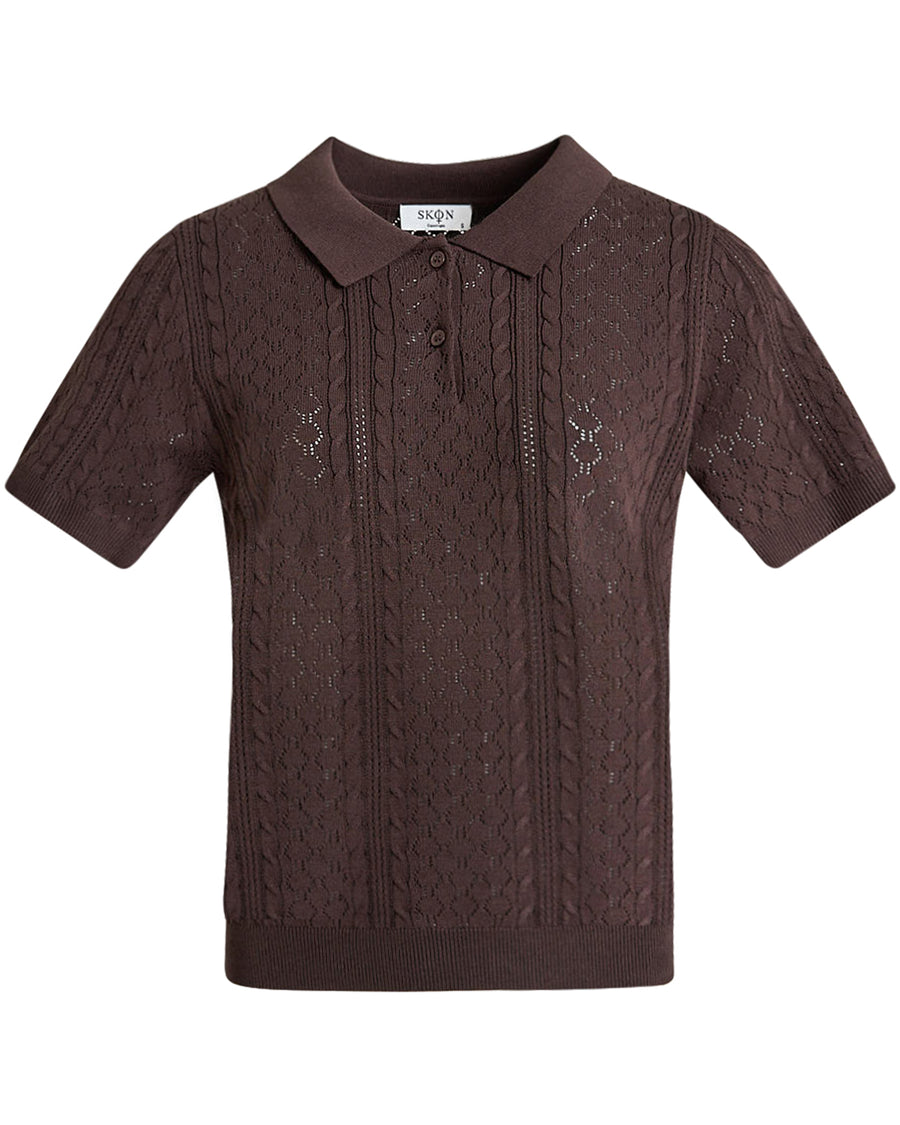 Alba ss knit polo