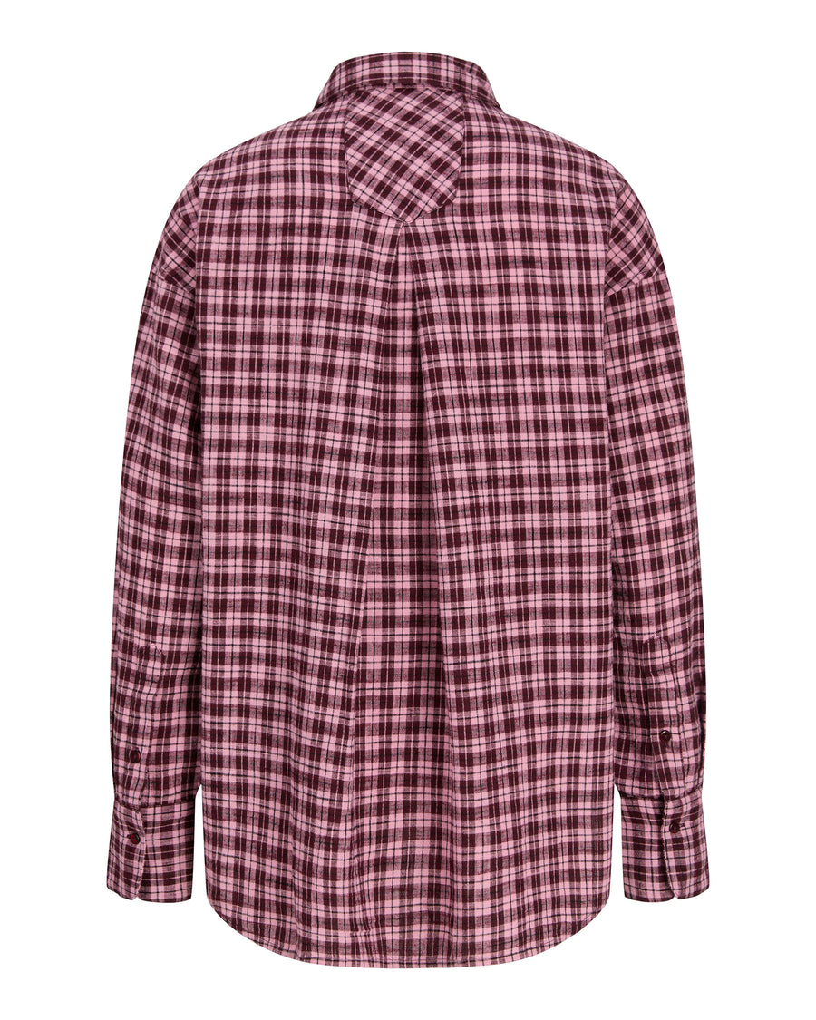 JXJAMIE FLANNEL DETAIL SHIRT