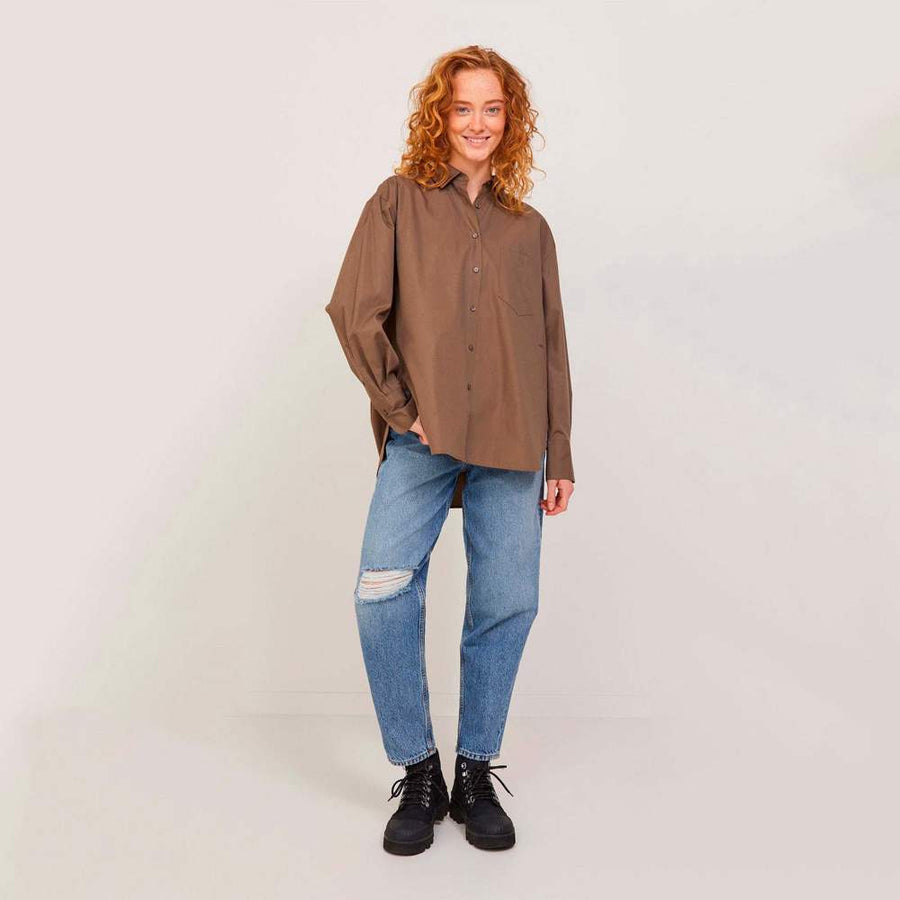 JXJAMIE RELAXED POPLIN SHIRT