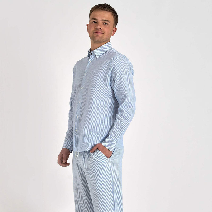 Mario linen Shirt LS