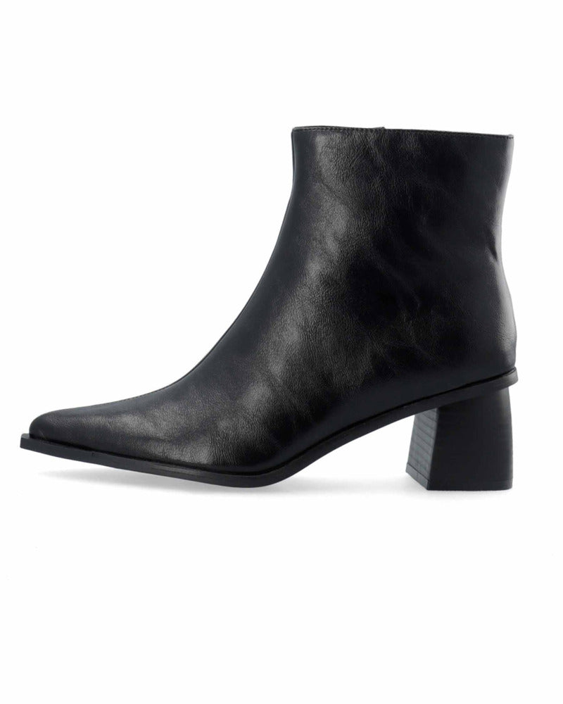 BIALEONORA Short Zip Boot Faux