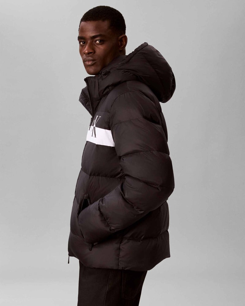 LS NYLON COLORBLOCK PUFFER JKT