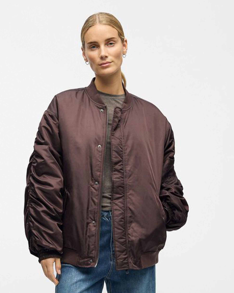 Objmary oversize bomber jacket