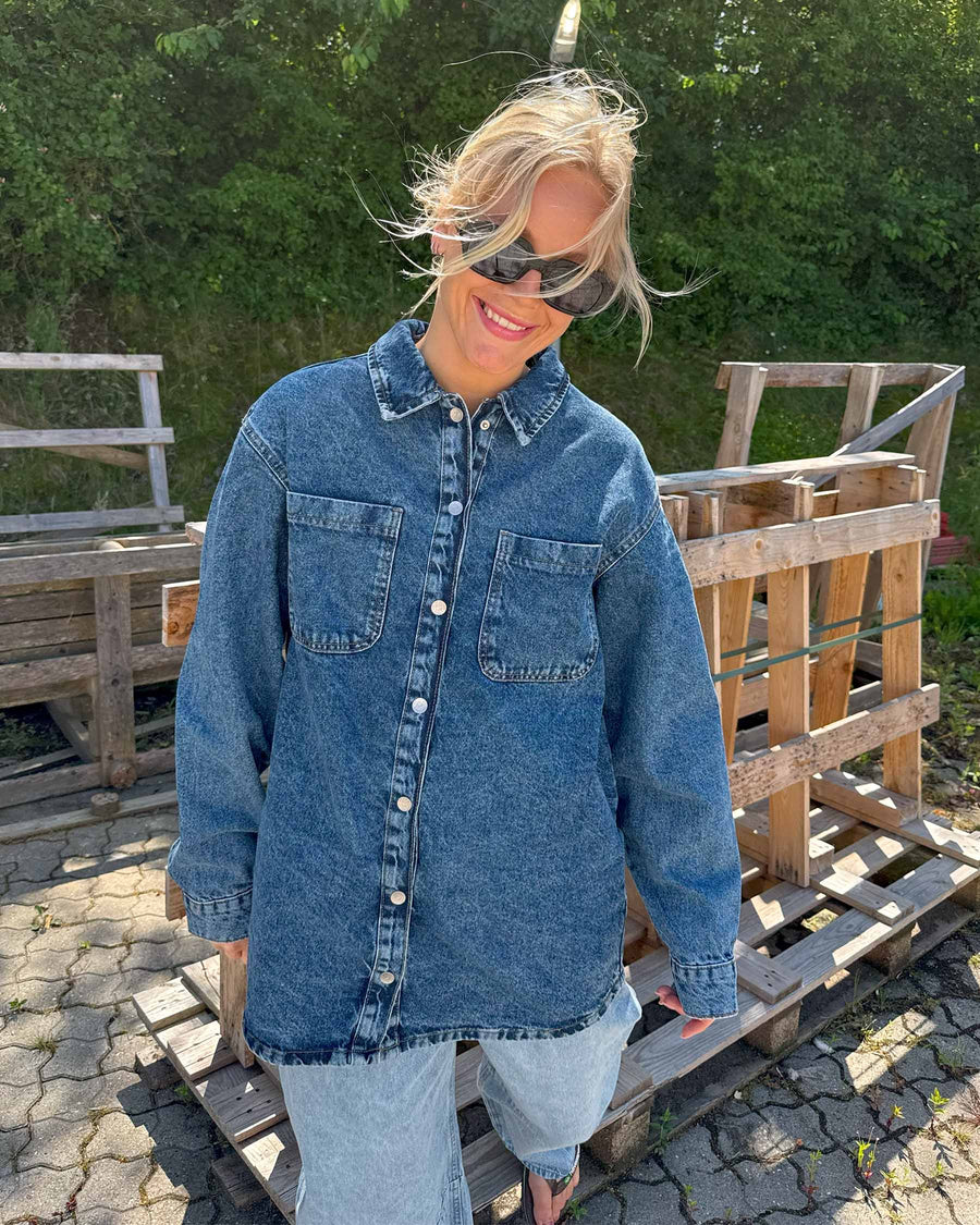 NMALVA DENIM SHACKET