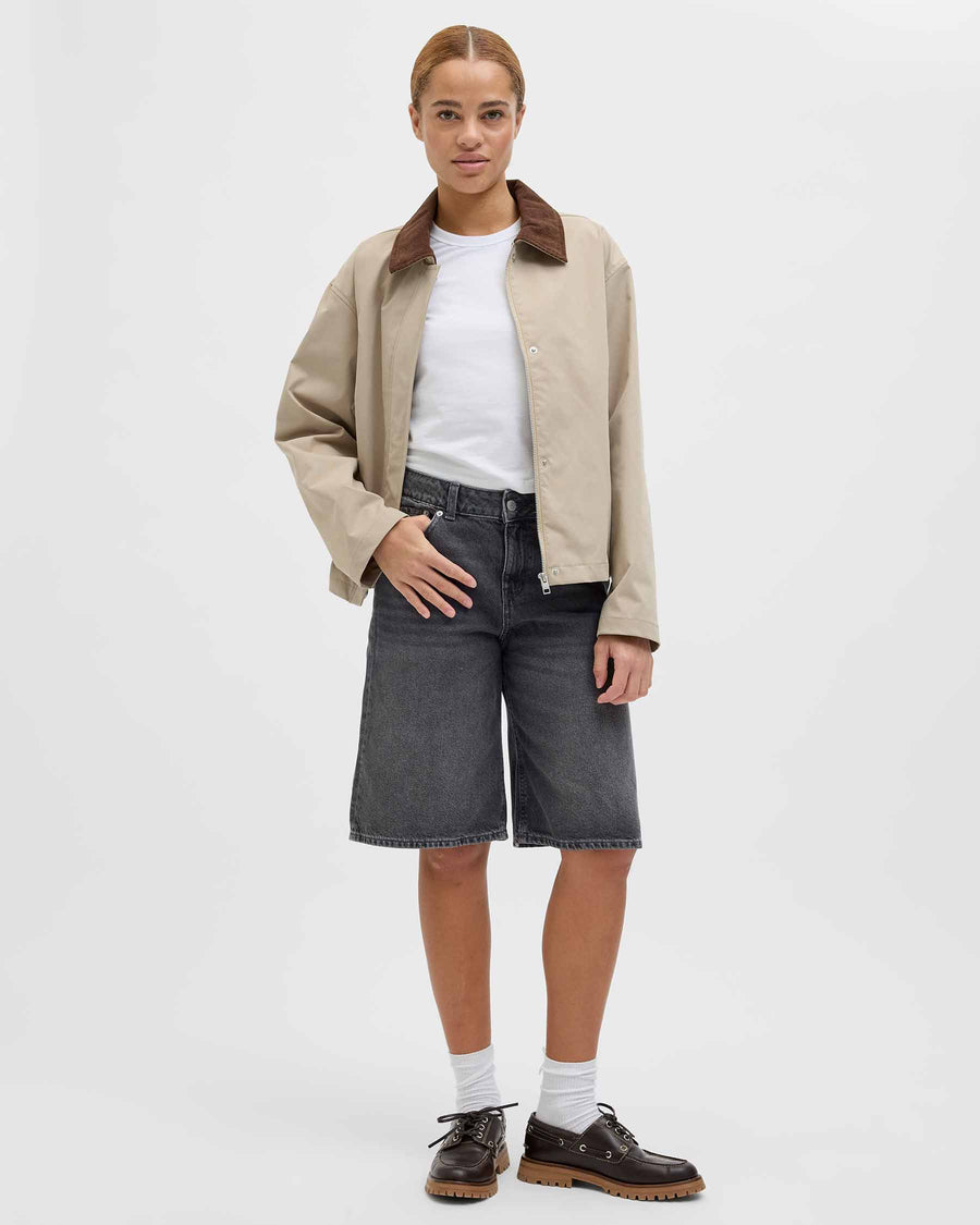 JXLAURA LONG MW DENIM SHORTS