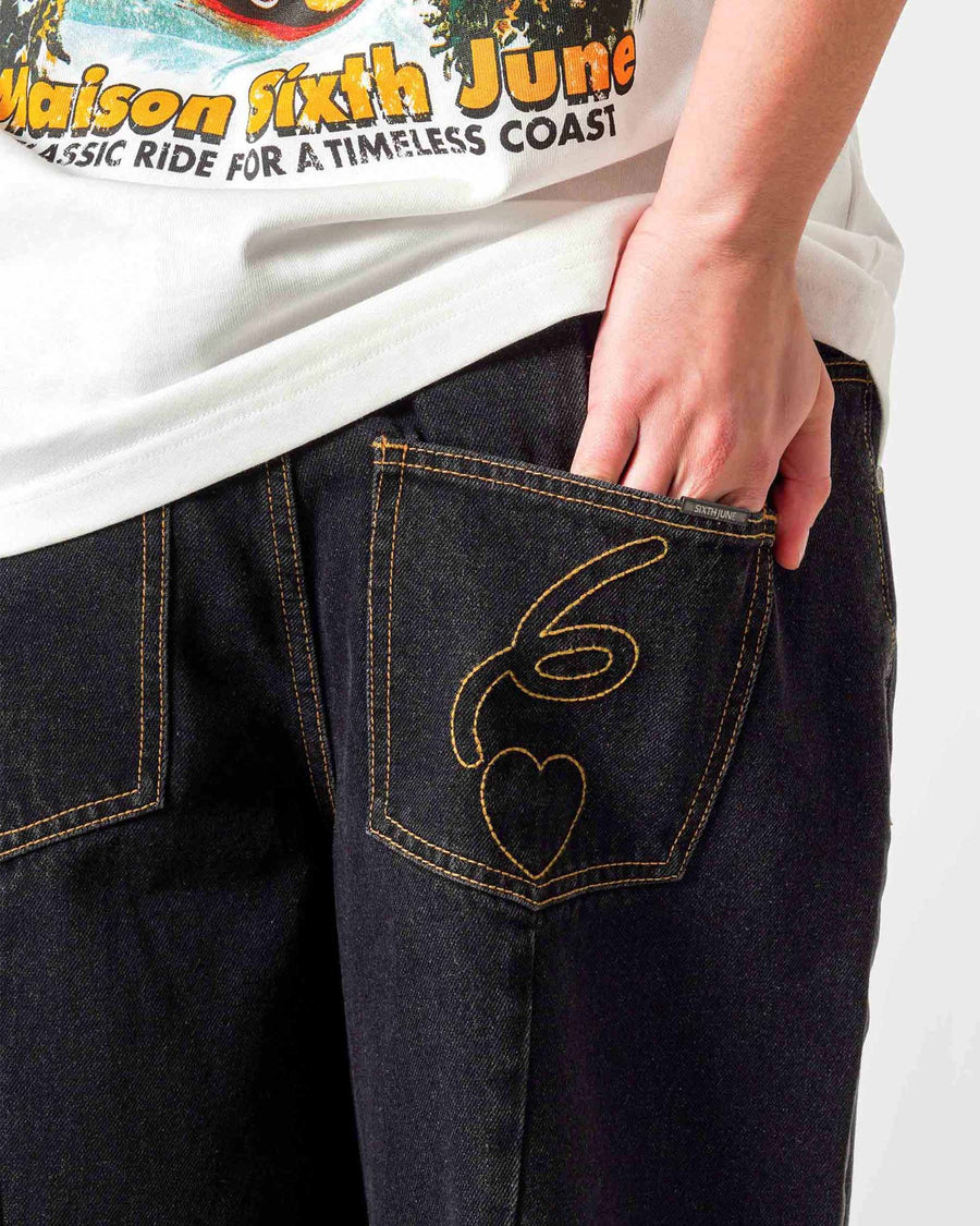 DENIM BIG REVERS SHORT