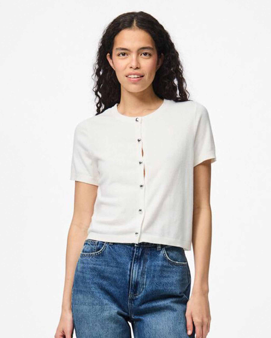 PCORINA SS KNIT CARDIGAN