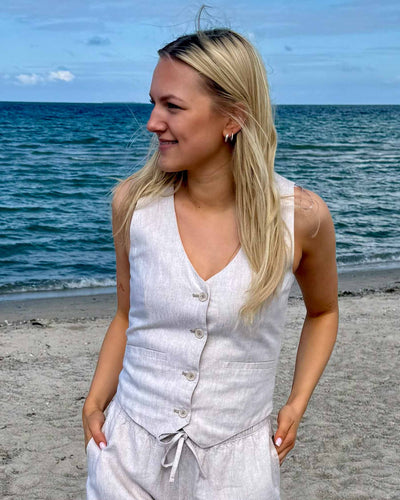 Puragnes linen vestThumbnail
