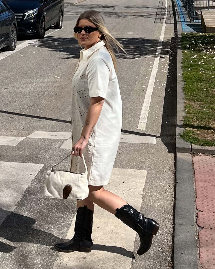 Jxenya cow leather bag